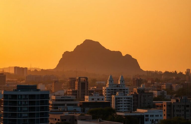 Abuja city landscape in Nigeria
