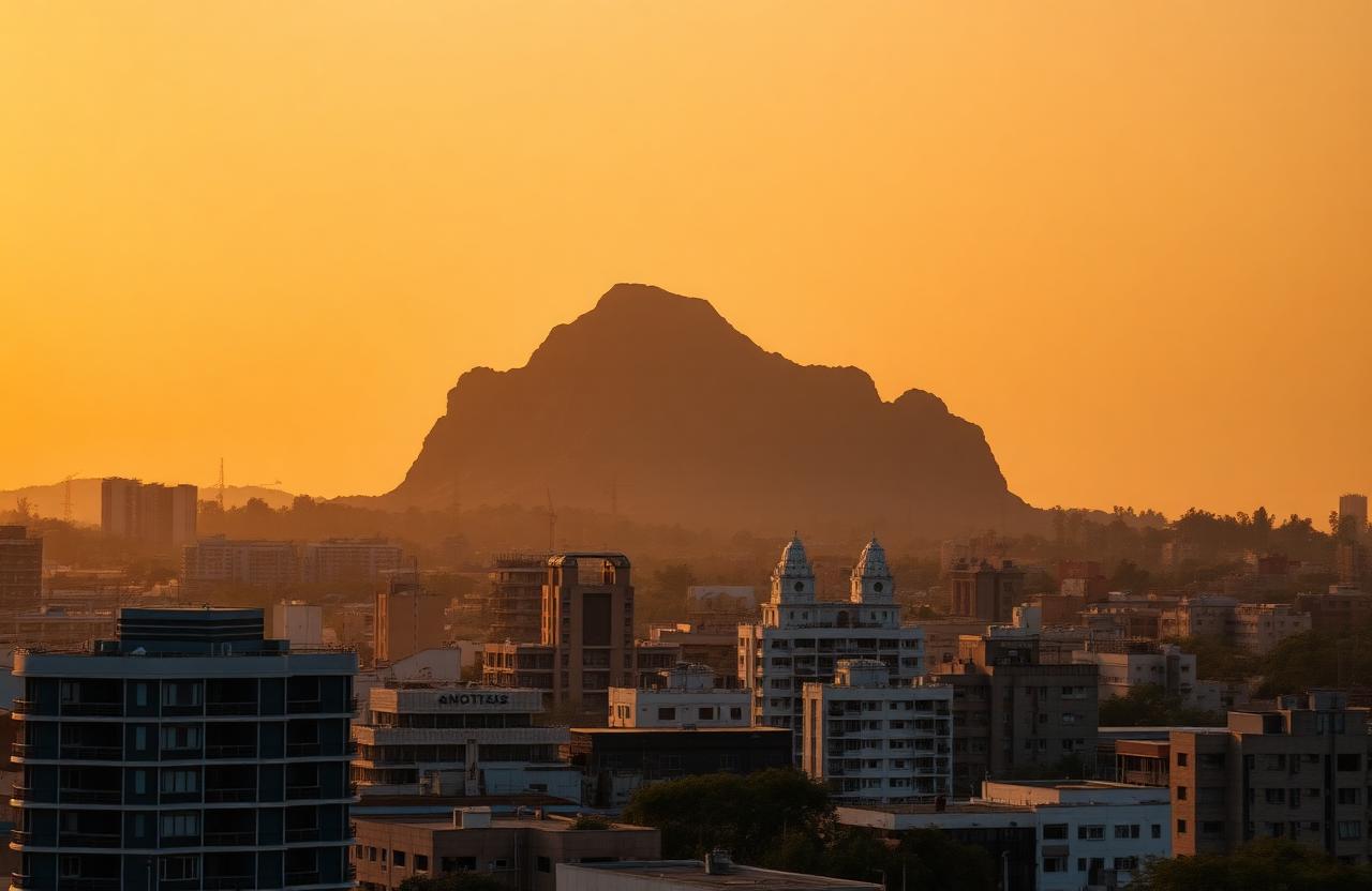 Abuja city landscape in Nigeria