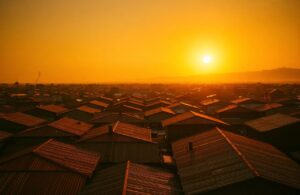Ibadan city landscape in Nigeria