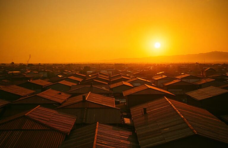Ibadan city landscape in Nigeria
