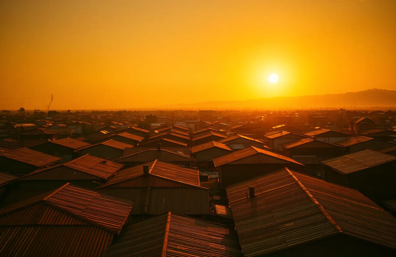 Ibadan city landscape in Nigeria